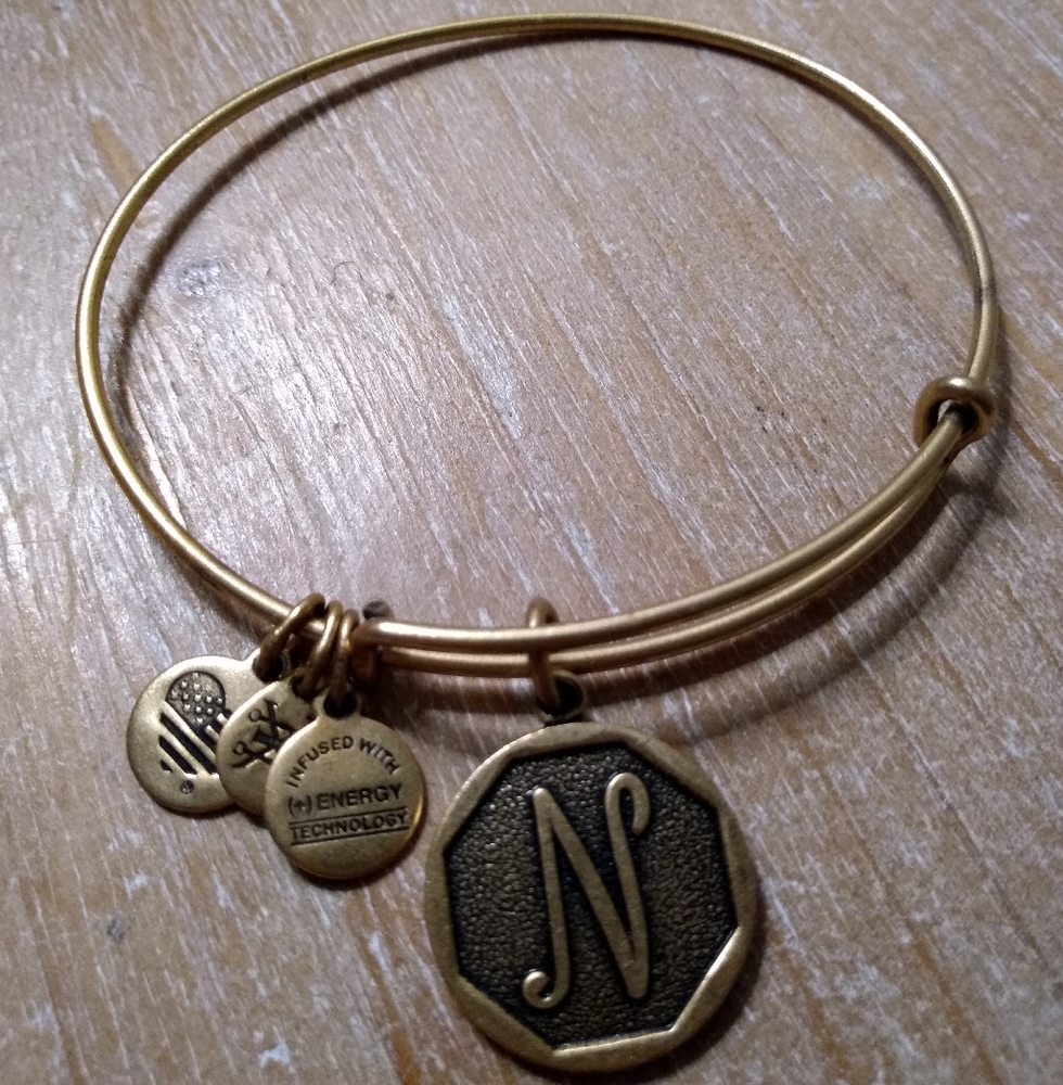 ALEX AND ANI 2016 Bracelet with Letter 'N'